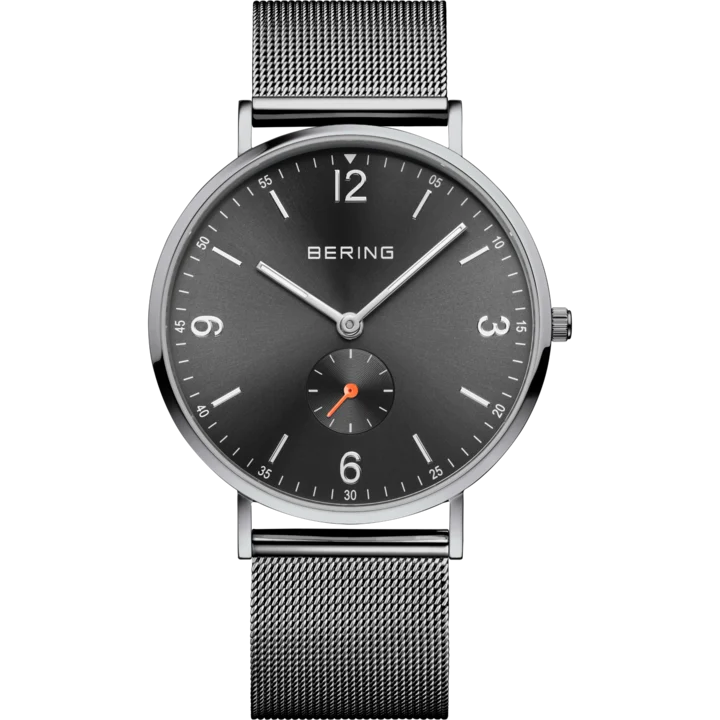 BERING Classic mit grau Zifferblatt