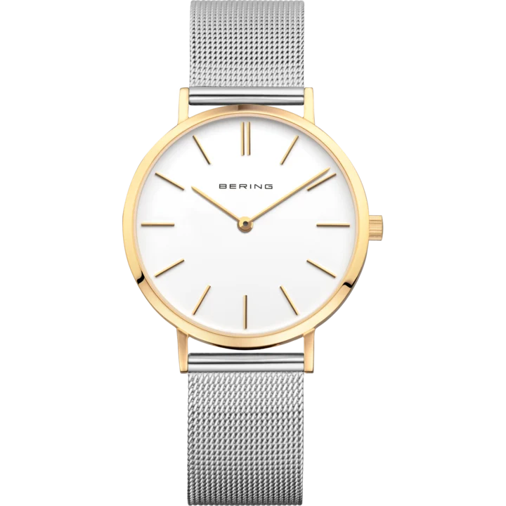 BERING Classic mit weiß Zifferblatt