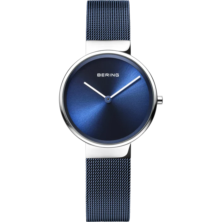 BERING Classic mit blau Zifferblatt