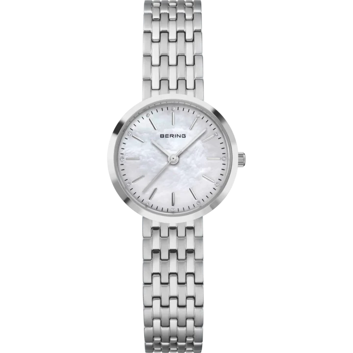 BERING Classic mit weiß Zifferblatt