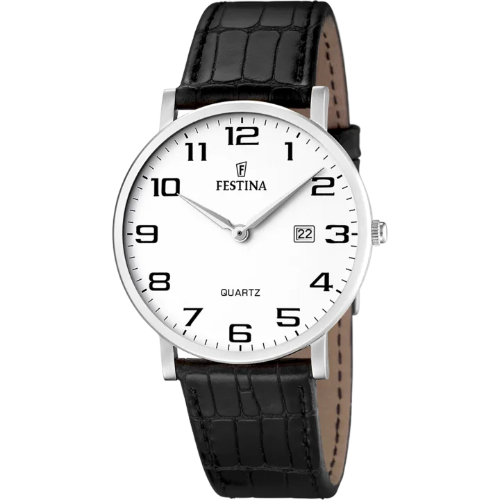 Festina Klassik mit weiß Zifferblatt