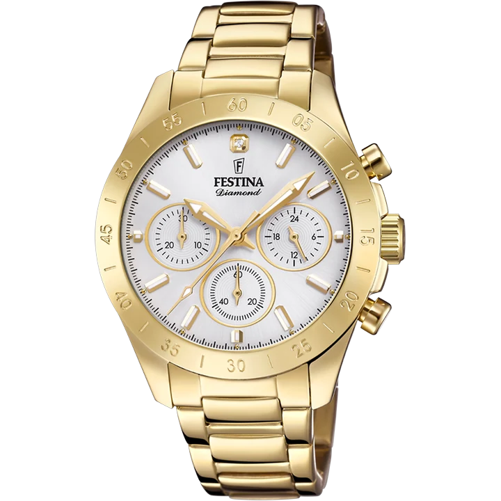 Festina Boyfriend mit silber Zifferblatt
