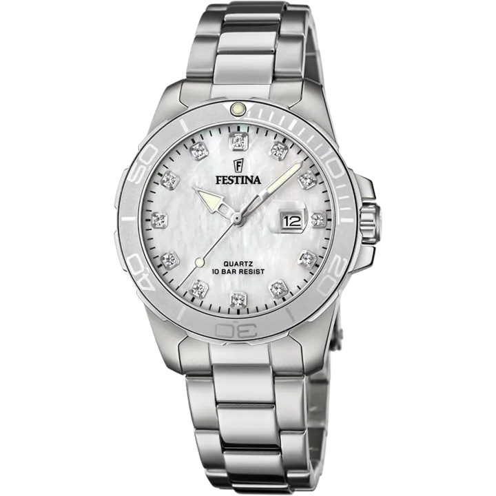 Festina Boyfriend mit weiß Zifferblatt