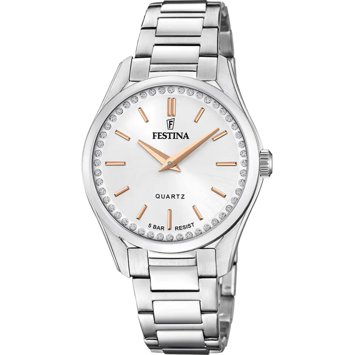 Festina Damenuhr mit silber Zifferblatt