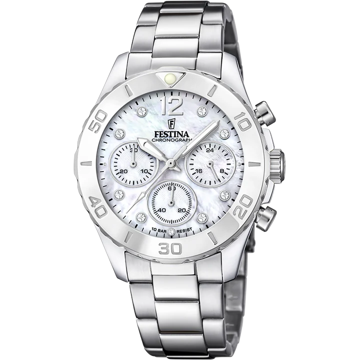 Festina Boyfriend mit perlmutt Zifferblatt