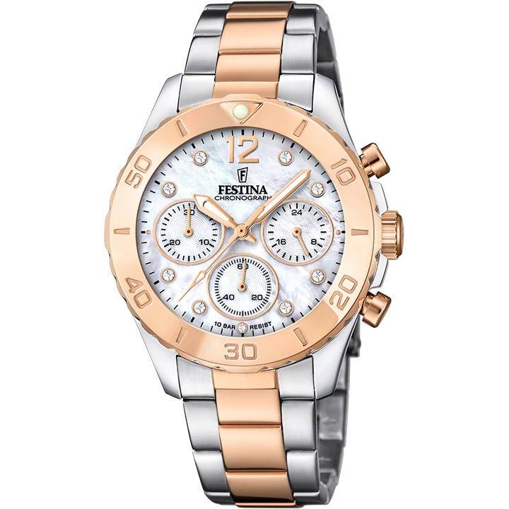 Festina Boyfriend mit perlmutt Zifferblatt