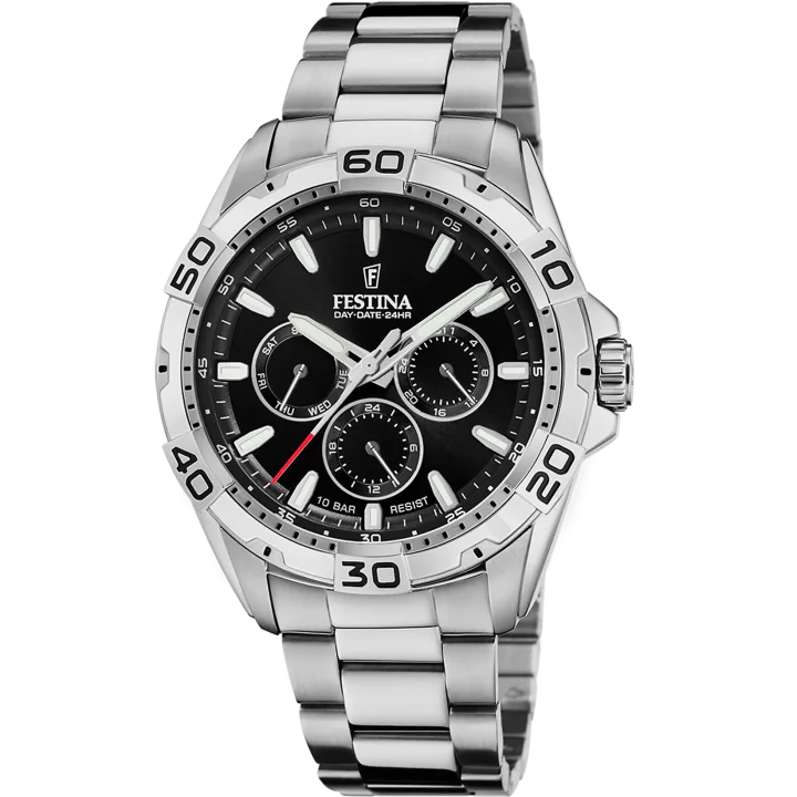 Festina Multifunktion Collection mit schwarz Zifferblatt