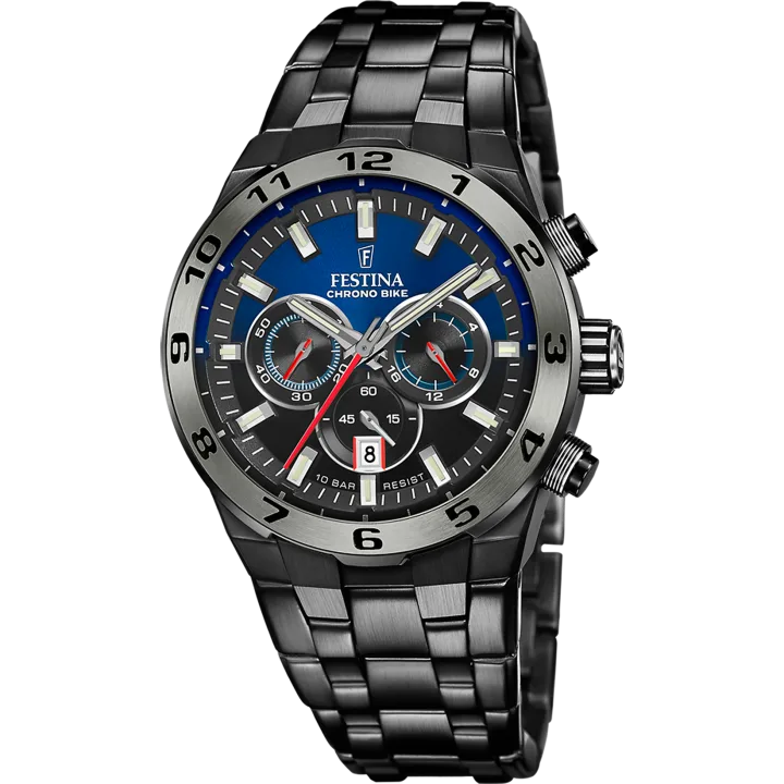 Festina Chrono Bike mit blau Zifferblatt