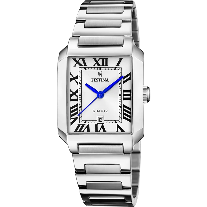 Festina On the Square mit weiß Zifferblatt