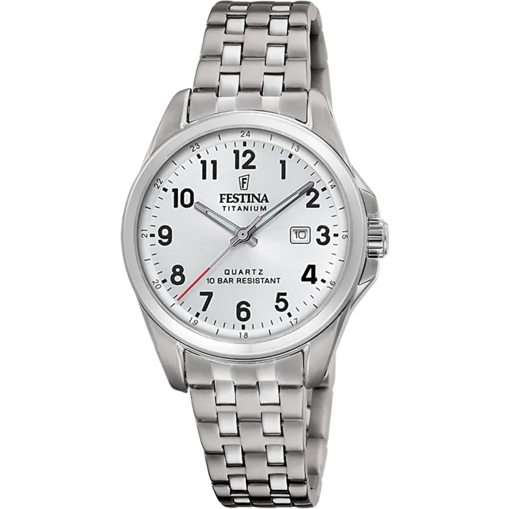 Festina Titanium mit weiß Zifferblatt