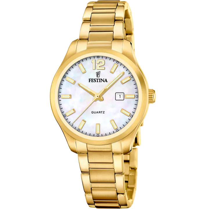 Festina Klassik mit weiß Zifferblatt