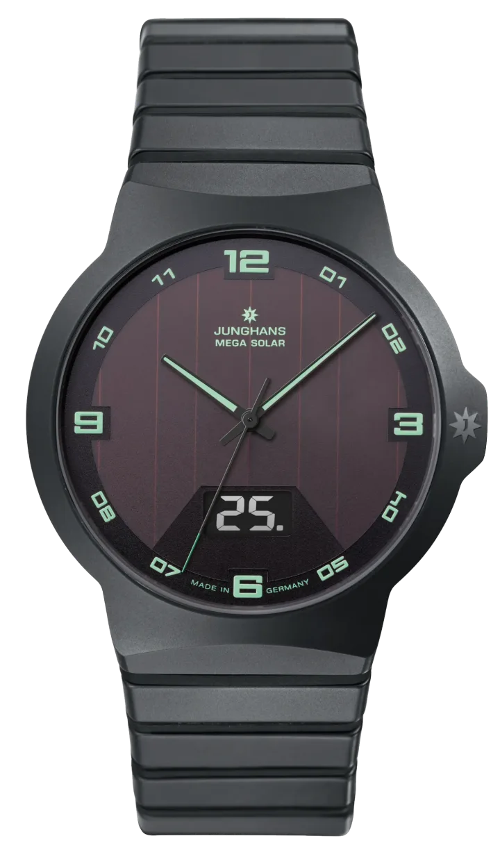 Junghans Force Mega Solar mit schwarz Zifferblatt