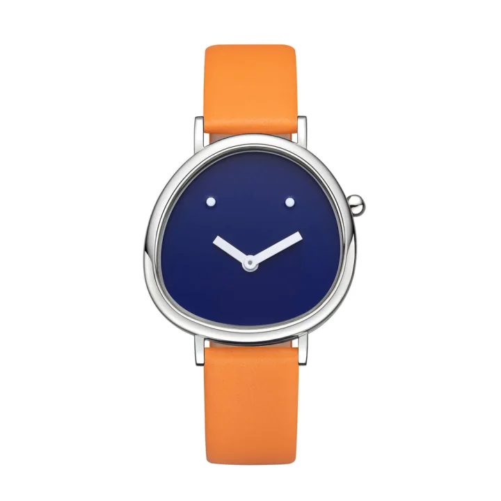 M&M Facewatch mit dunkelblau Zifferblatt