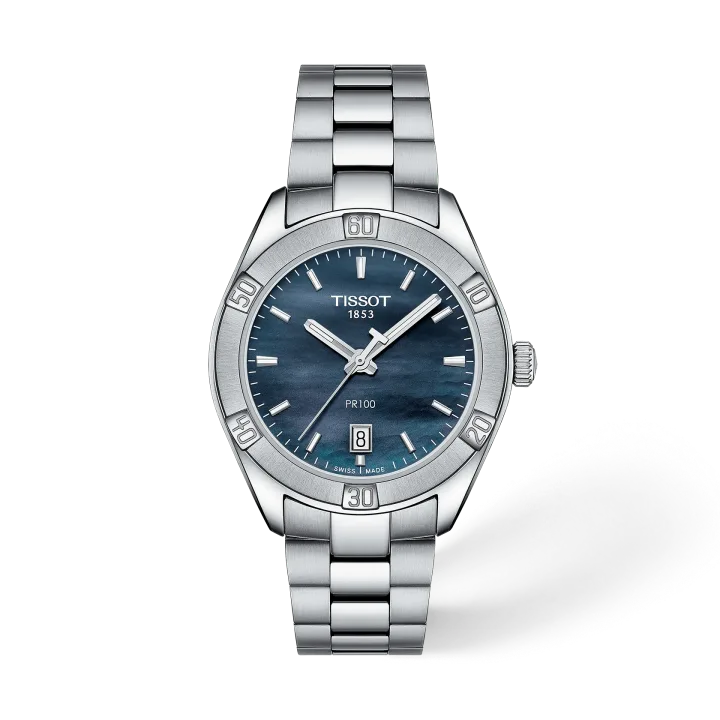 Tissot PR 100 Sport Chic 36mm mit perlmutt Zifferblatt