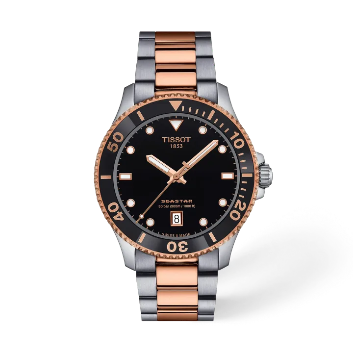 Tissot Seastar 1000 40mm mit schwarz Zifferblatt
