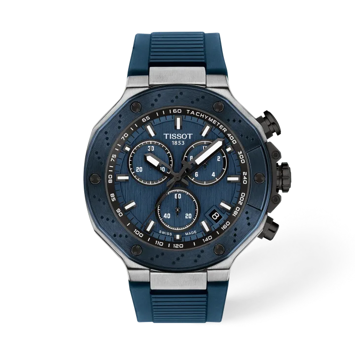 Tissot T-Race 45mm mit blau Zifferblatt