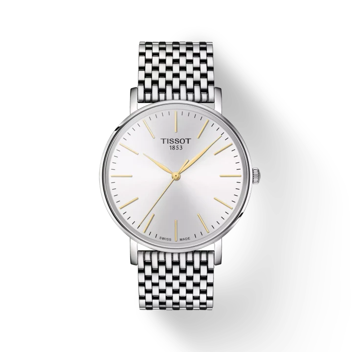 Tissot Everytime 40mm mit weiß Zifferblatt