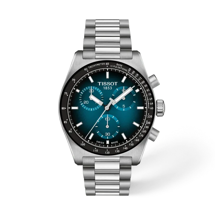 Tissot PR516 40mm mit blau Zifferblatt