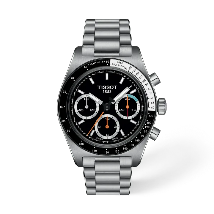 Tissot PR516 41mm mit schwarz Zifferblatt