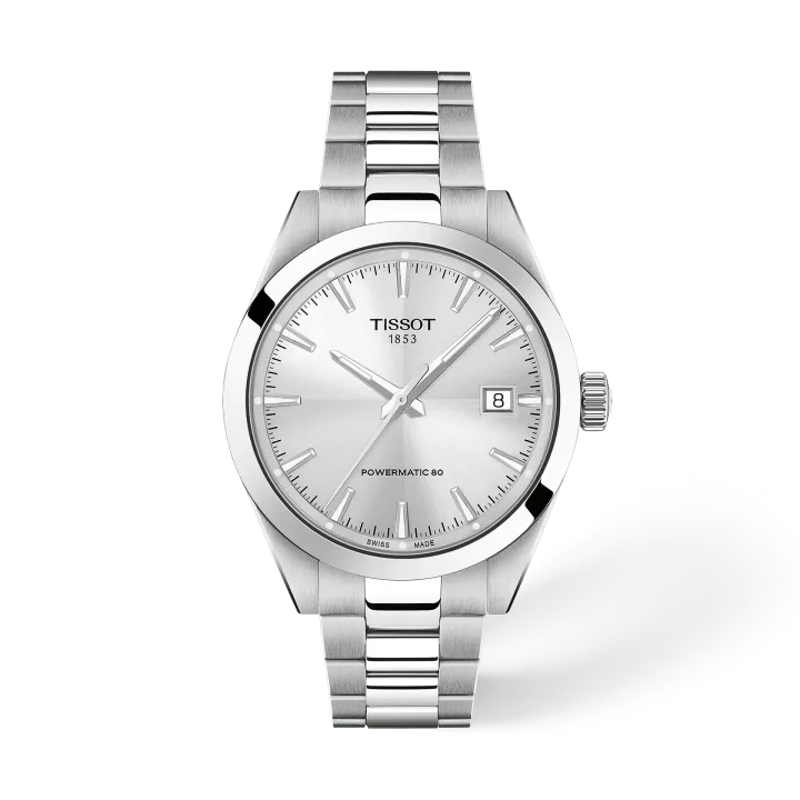Tissot Gentleman 38mm mit silber Zifferblatt